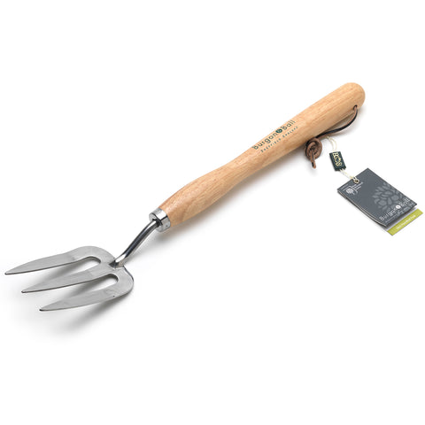  Burgon & Ball Stainless Steel Mid Handled Fork - RHS Endorsed GTH/SHFMHRHS The Green Thumb Club