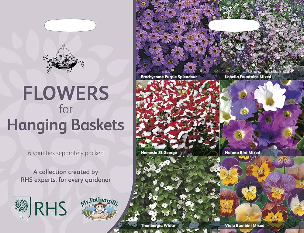 RHS Flowers for Hanging Baskets Collection