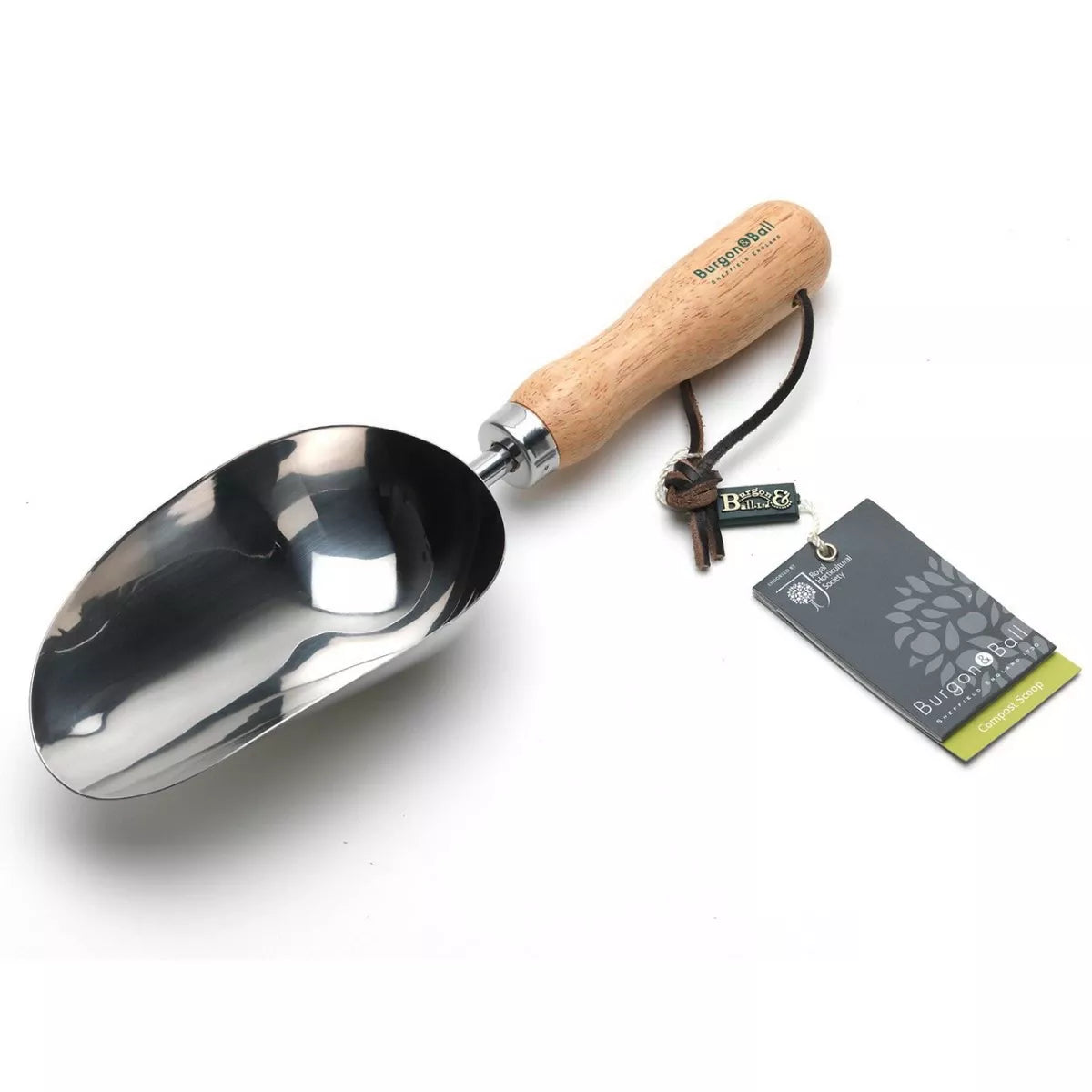  Burgon & Ball Stainless Steel Compost Scoop - RHS Endorsed GTH/SCSRHS The Green Thumb Club